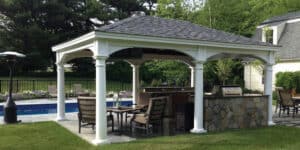 A Pavilion in New Canaan CT | Patio Pavilion Ideas thumbnail