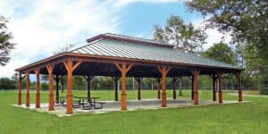 40' x 60' Pavilion - Snelling NC Commercial Wood Project thumbnail