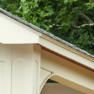 A Frame Vinyl outdoor Pavilion kits Details - Roof Overhang