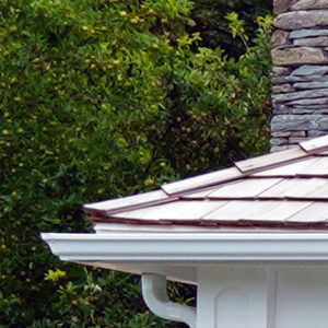 Newport Vinyl Pavilion Details - Roof Overhang - backyard pavilion